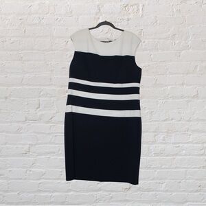 Lauren Ralph Lauren A-line Dress - Blue & White
